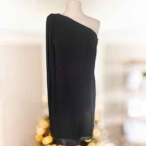 Eva Mendes Crecian One Shoulder Dress